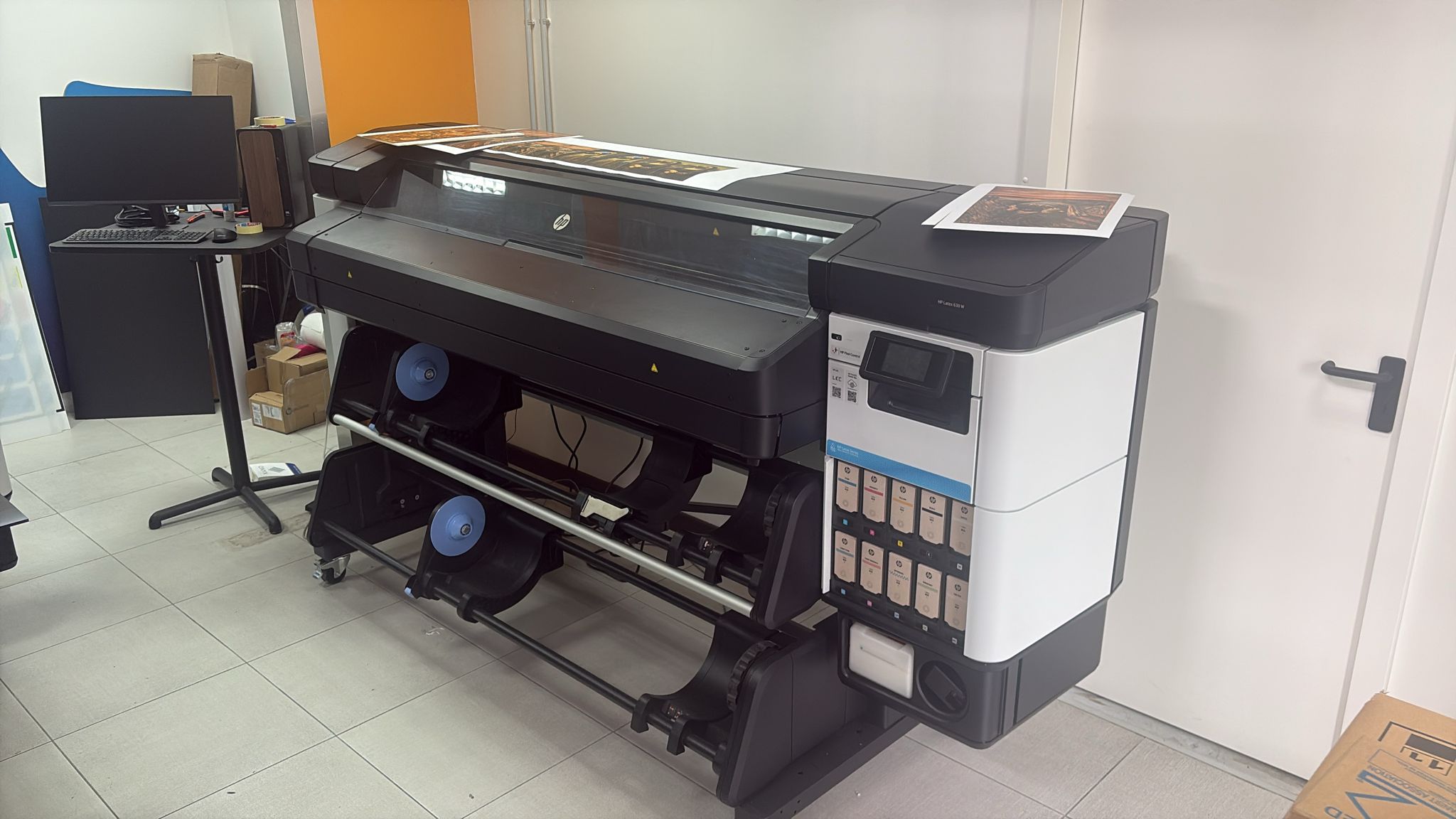 Demo HP Latex nello showroom Sicilia Ufficio